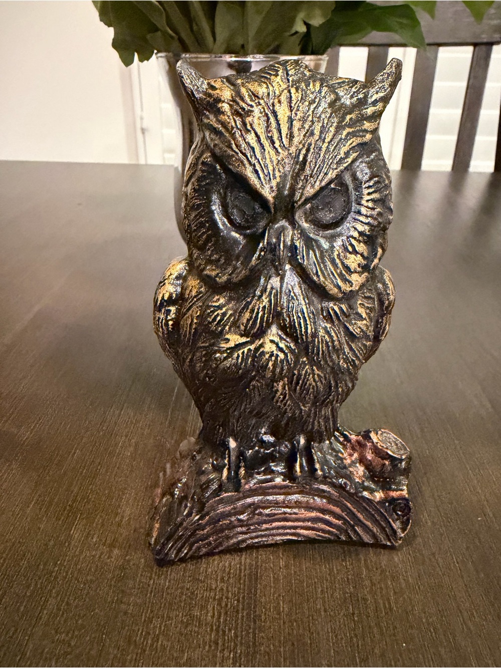 1980 Vintage Owl Scupture from Van Overveldt Studios